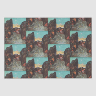 Art Nouveau Fantasy Bubbles in Canyon Decor Tissue Paper