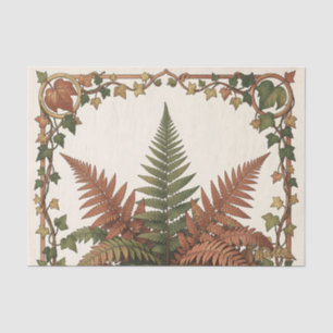 Art Nouveau Fern Ivy Botanical Tissue Paper