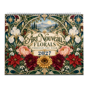 Art Nouveau Floral 2027 Calendar