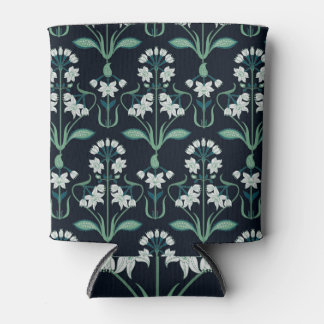 Art nouveau floral, abstract seamless pattern. can cooler