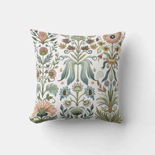 Art Nouveau Floral Design 402 flowers Cushion