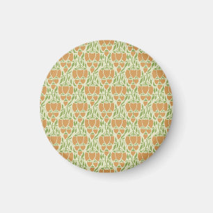Art Nouveau: Floral Elegance Magnet