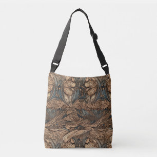 Art Nouveau Floral elegant Crossbody Bag