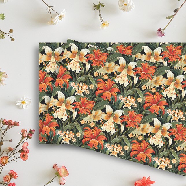 Art Nouveau Floral Flower Seamless Tissue Paper (Creator Uploaded)