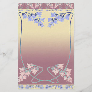Art Nouveau,floral Frame,belle epoque,victorian,ch Stationery