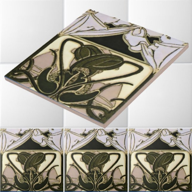 Art Nouveau  Floral Frieze by Mucha Tile (Creator Uploaded)