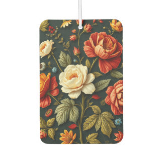 Art Nouveau Floral - Live life in full bloom Car Air Freshener