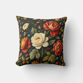 Art Nouveau Floral - Live life in full bloom Cushion