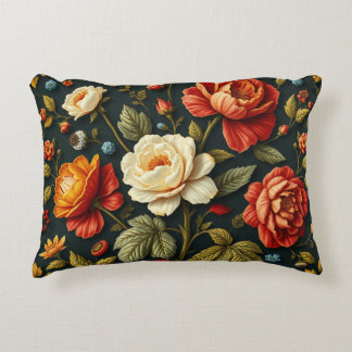 Art Nouveau Floral - Live life in full bloom Decorative Cushion