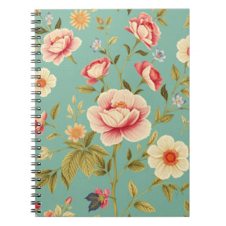Art Nouveau Floral - Live life in full bloom Notebook
