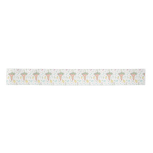 Art Nouveau Floral Parasol and Spring Chicks Satin Ribbon