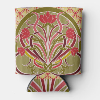 Art Nouveau floral wallpaper. Can Cooler