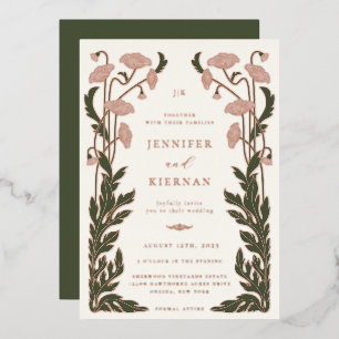 Art Nouveau Floral Wedding