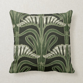 Art Nouveau Flower Design Cushion