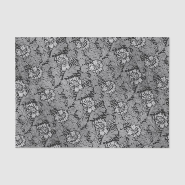 Art Nouveau Flower Design Tissue Paper (Front)
