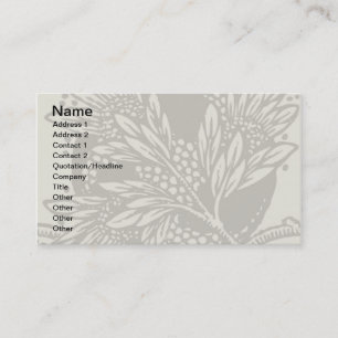 Art Nouveau Flower Floral minimalism Business Card