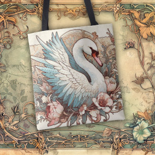 Art Nouveau Flowing Lines of Beauty Tote Bag