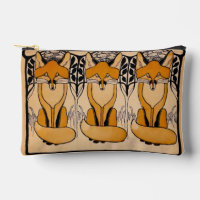 Art Nouveau foxes