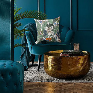 Art Nouveau Garden Muse Design Cushion