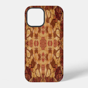 Art nouveau geometric, ornamental pattern. iPhone 12 case