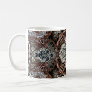 Art nouveau geometric vintage pattern coffee mug