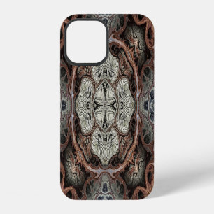 Art nouveau geometric vintage pattern iPhone 12 case