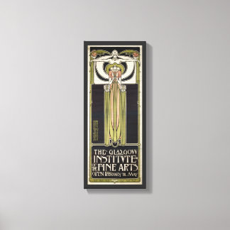 Art Nouveau Glasgow Institute of Fine Arts Canvas Print