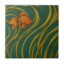 Art Nouveau Goldfish 