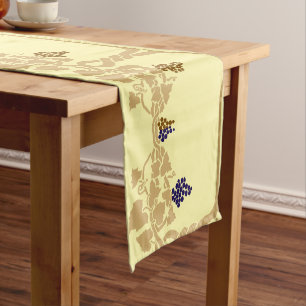 Art Nouveau Grapevines Stencil Frieze Pattern Short Table Runner