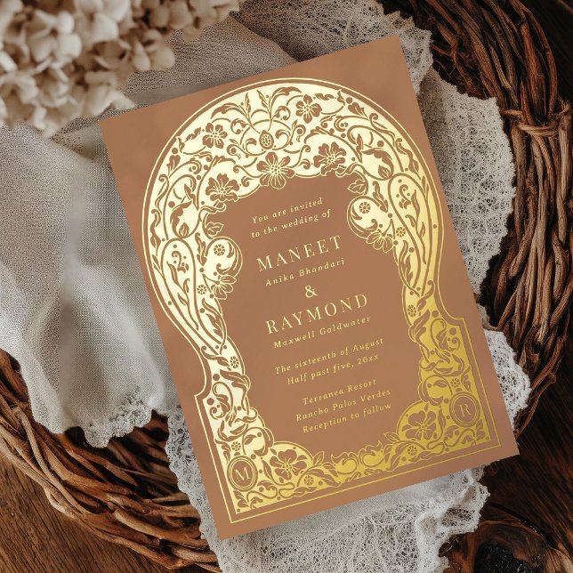 Art Nouveau Hand Drawn Blossoms Initials Wedding  (Creator Uploaded)