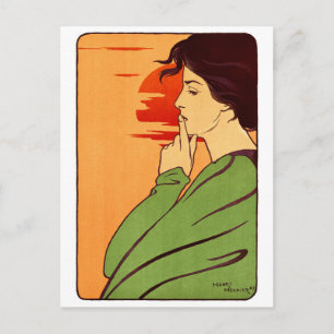  Art Nouveau Holiday Postcard