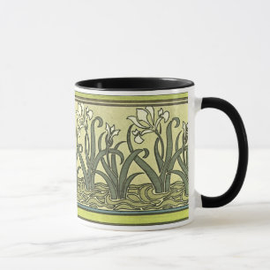 Art Nouveau Irises - Mug