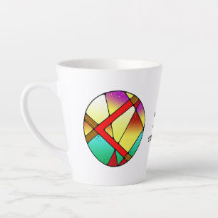Art Nouveau Kenaz Rune Latte Mug – CREATIVITY!