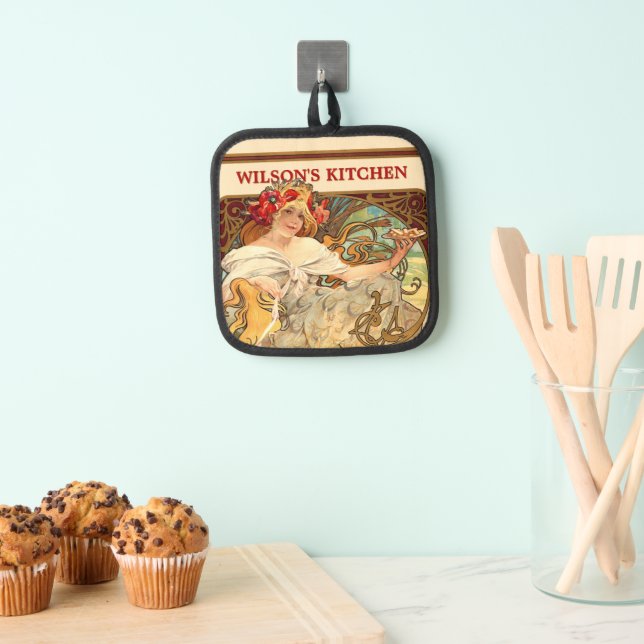Art Nouveau Kitchen Pot Holder (Insitu(Hanging))