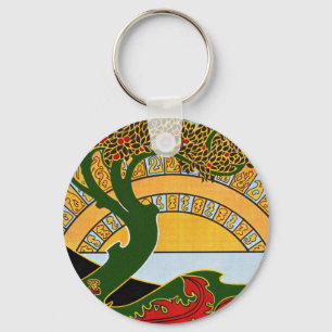 Art Nouveau - La Libre Esthetique by Combaz Key Ring