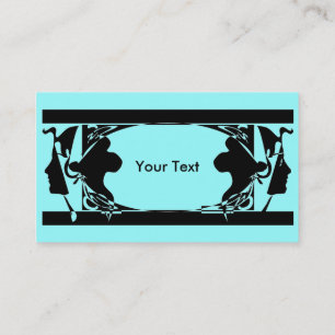 Art Nouveau Ladies Business Card