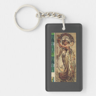 Art Nouveau Ladies Key Ring