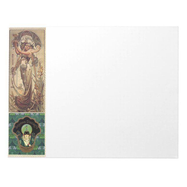 Art Nouveau Ladies Notepad (Front)