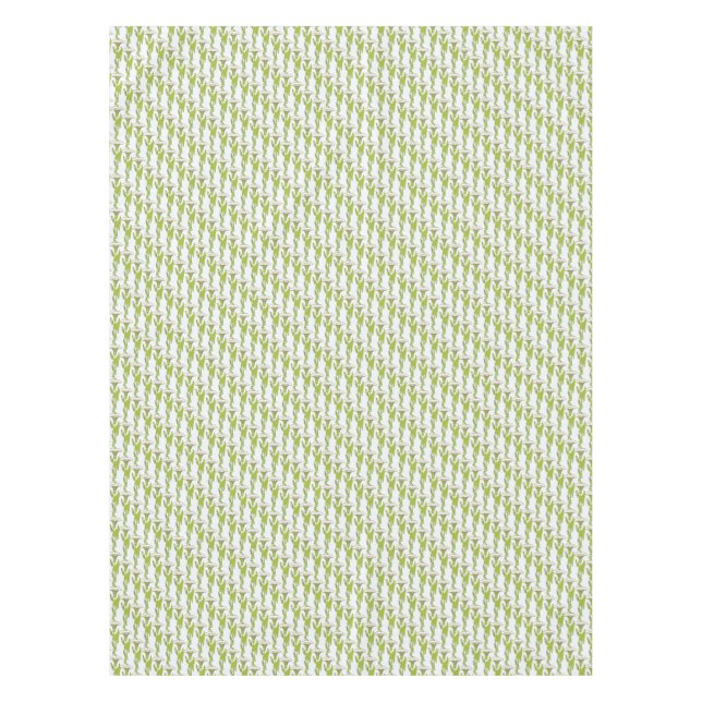 Art Nouveau light Ipomoea floral wallpaper art Tablecloth (Front)