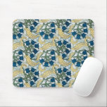 Art Nouveau Lily of the Valley Flower Verneuil  Mouse Pad<br><div class="desc">Embrace the delicate charm of spring with this exquisite Lily of the Valley (Muguet) pattern. Sourced from the influential 1896 portfolio "La Plante et ses Applications Ornementales, " this design was illustrated by the celebrated Art Nouveau master Maurice Pillard Verneuil. The pattern features the iconic bell-shaped white flowers and graceful,...</div>