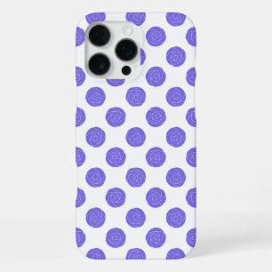 Art Nouveau Mackintosh Roses Retro Floral Purple iPhone 16 Pro Max Case