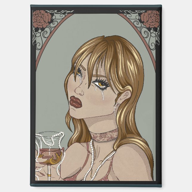 Art nouveau magnet (Front)