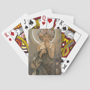 Art Nouveau Maiden Playing Cards