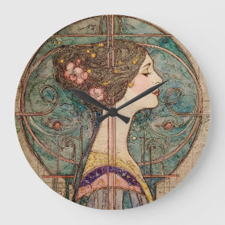 Art Nouveau Model  Large Clock