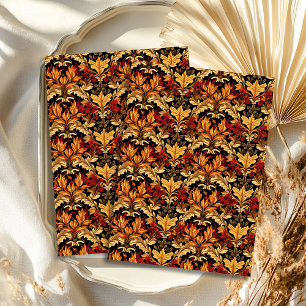 Art nouveau Morris fall autumnal pastel colours Tissue Paper