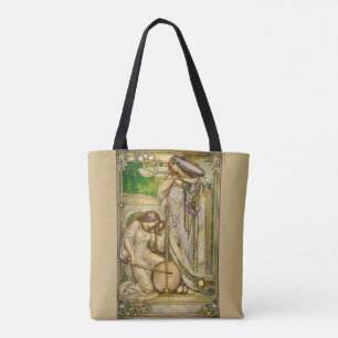 Art Nouveau Music Maidens Vintage Illustration Tote Bag