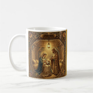 Art Nouveau Nativity Scene Coffee Mug