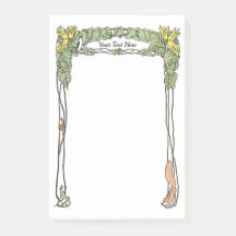 Art Nouveau Nature Themed - Watercolor
