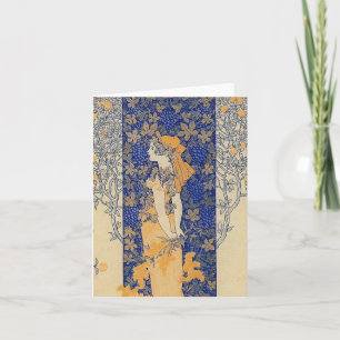 Art Nouveau Note Card