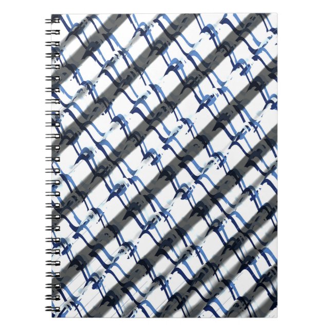 Art Nouveau opart Pattern  Notebook (Front)